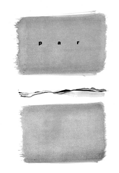 lavis encre de chine sur papier et titre (par)